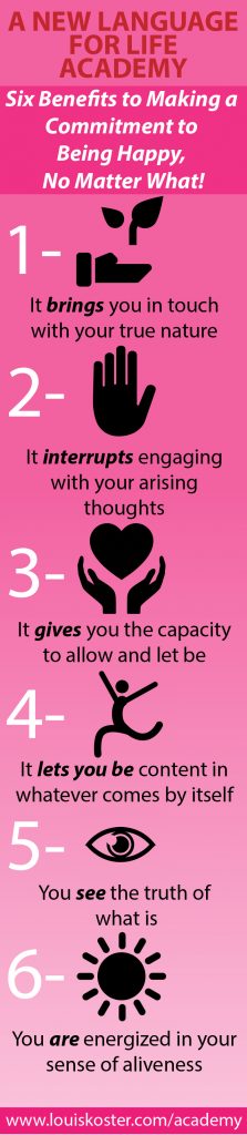 Six Benefits to Happiness, no Matter What!